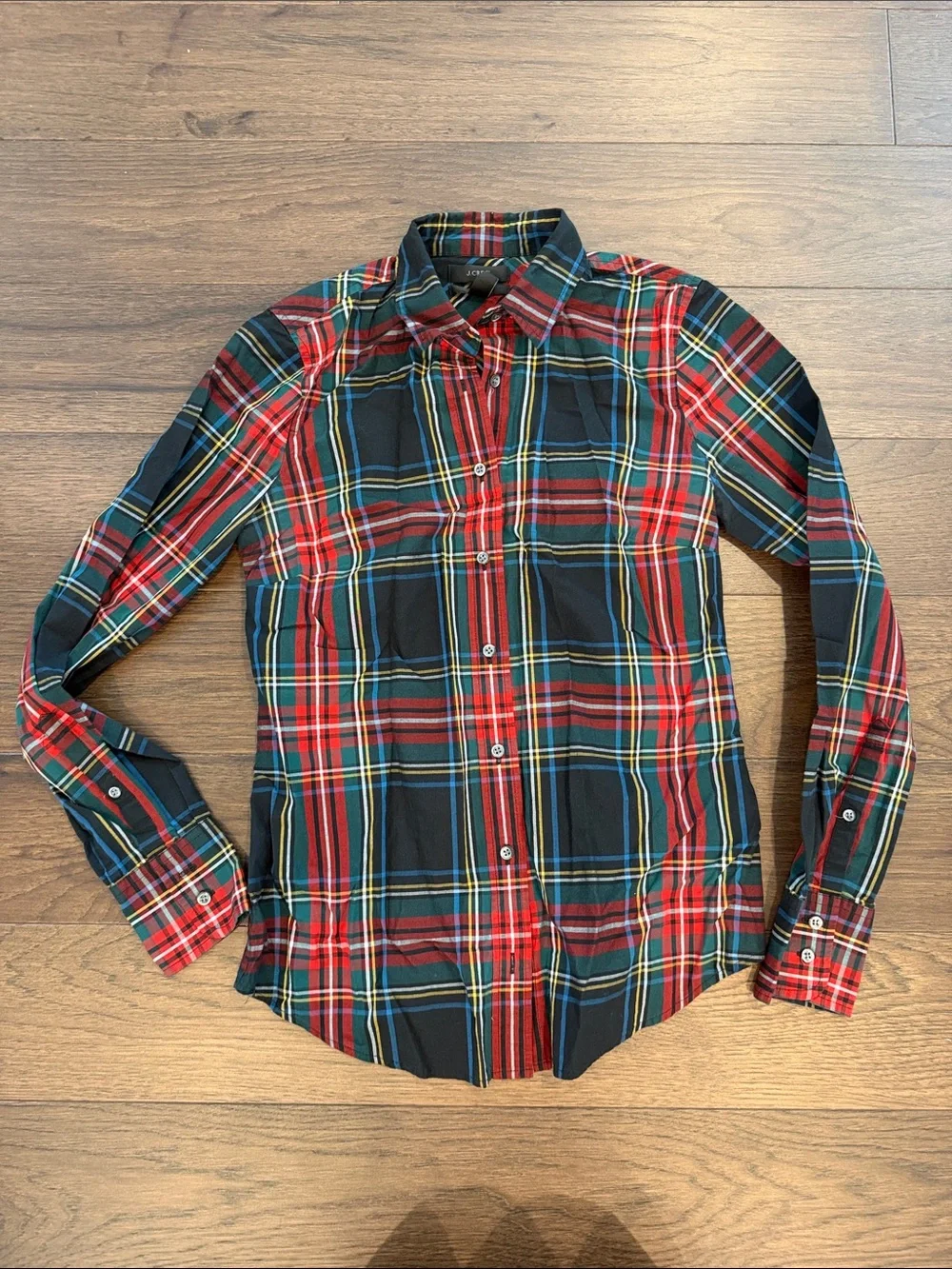 J. Crew Women’s Plaid Button-Down Shirt Size 0 - C65-022